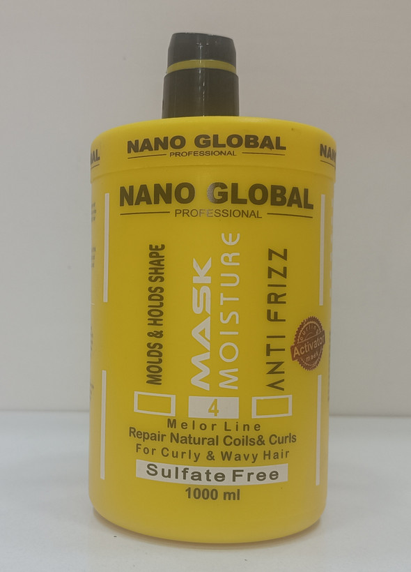 ماسک مو داخل حمام نانو گلوبال زرد